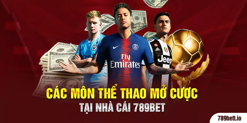 Các môn thể thao mở cược tại nhà cái 789BET